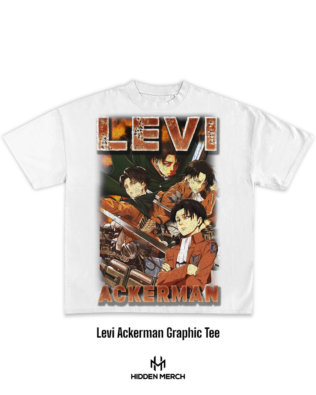 Levi Ackerman Vintage Graphic Tee