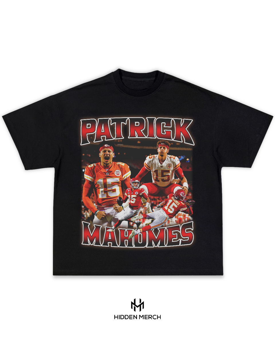 Kansas City Chiefs - Patrick Mahomes Silhouette Gray NFL T-Shirt ::  FansMania