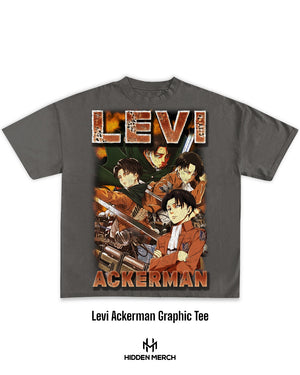 Levi Ackerman Vintage Graphic Tee